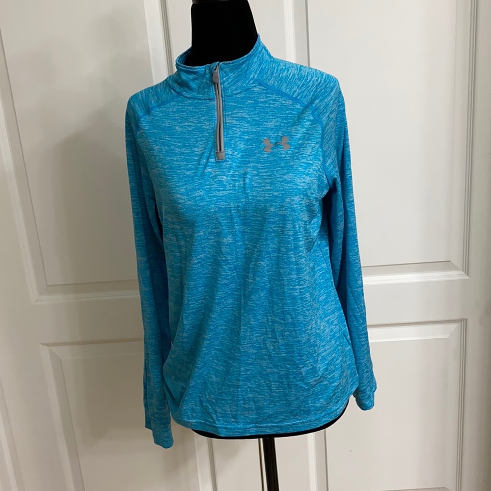 Under Armour Heat Gear Long sleeve Quarter zip YXL